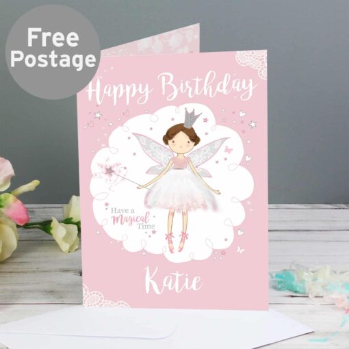 (product) Personalised Fairy Princess Card