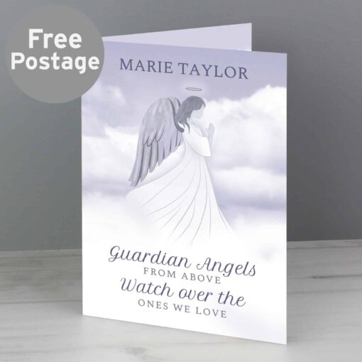 (product) Personalised Guardian Angel Card