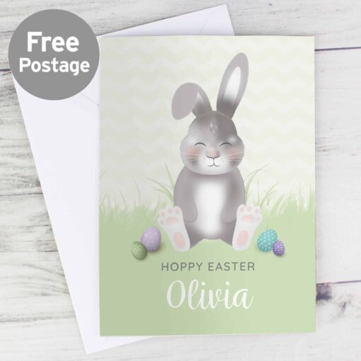 (product) Personalised Easter Bunny Card