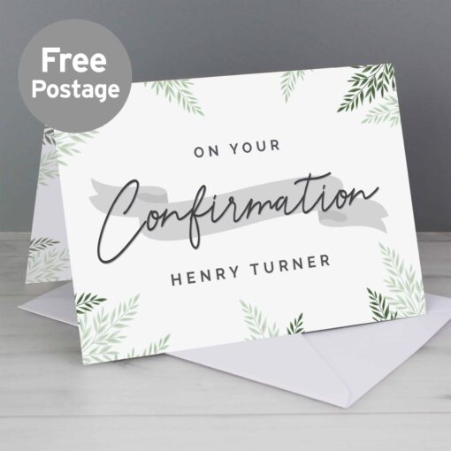 (product) Personalised Confirmation Card