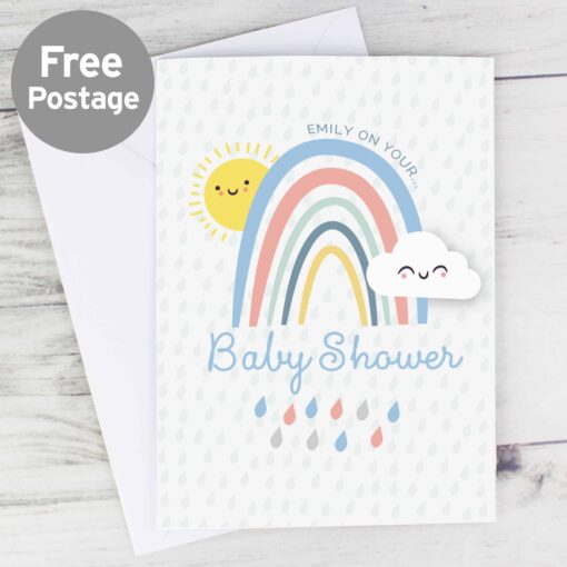 (product) Personalised Baby Shower and New Baby Card