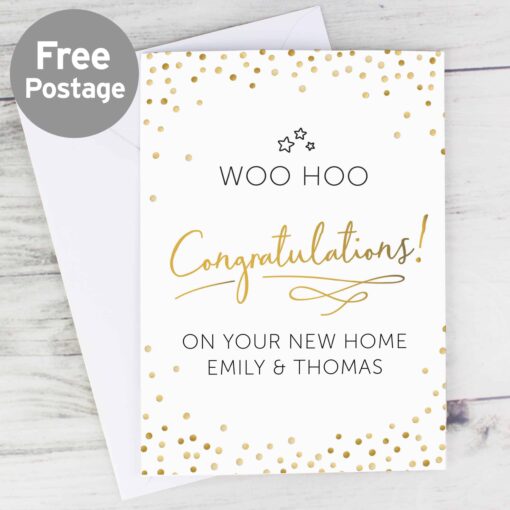 (product) Personalised Congratulations Card
