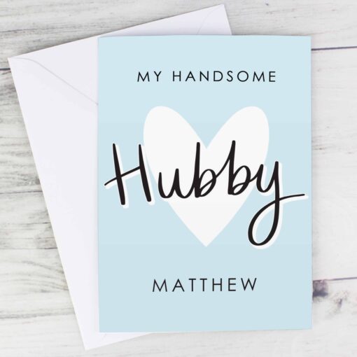 (product) Personalised My Handsome Hubby Card