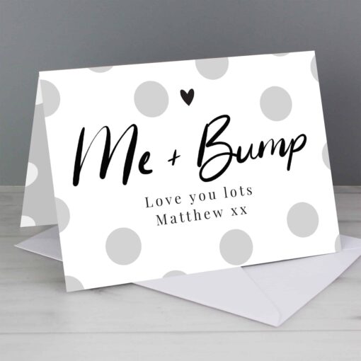 (product) Personalised Me & Bump Card