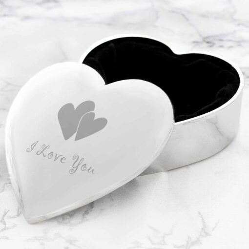 (product) I Love You Heart Trinket Box