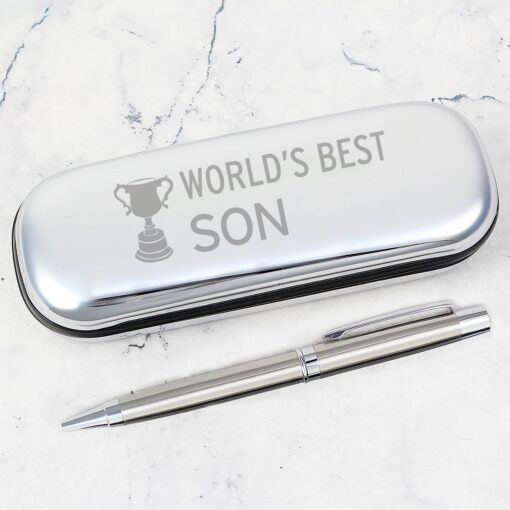 (product) World's Best Son Pen & Box