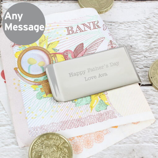 (product) Personalised Any Message Money Clip
