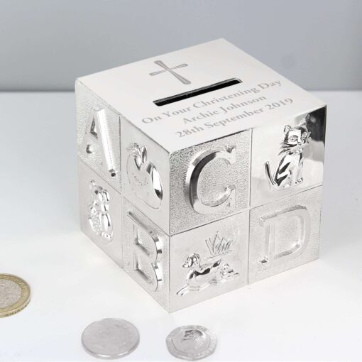(product) Personalised Cross ABC Money Box