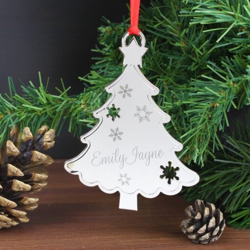 (product) Personalised Any Name Christmas Tree Decoration
