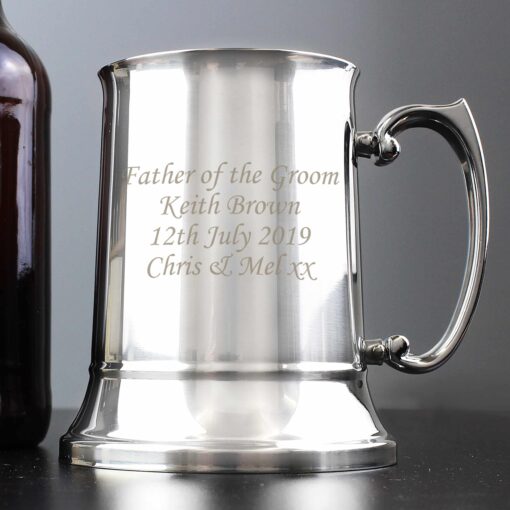(product) Personalised Stainless Steel Tankard
