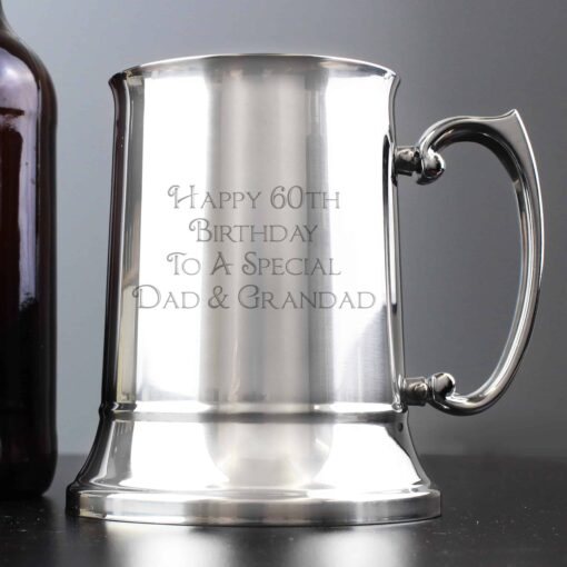 (product) Personalised Bold Message Stainless Steel Tankard