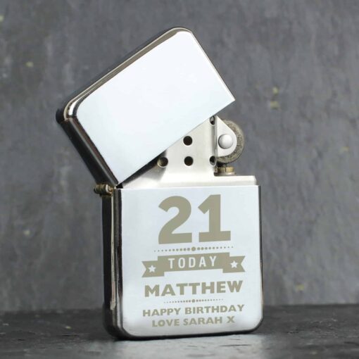 (product) Personalised Birthday Star Lighter