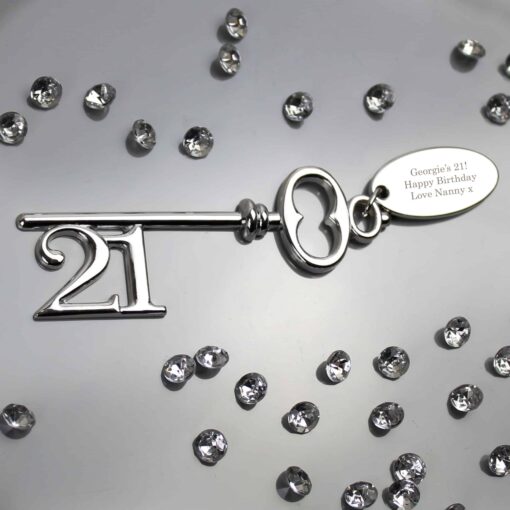 (product) Personalised 21st Birthday Key