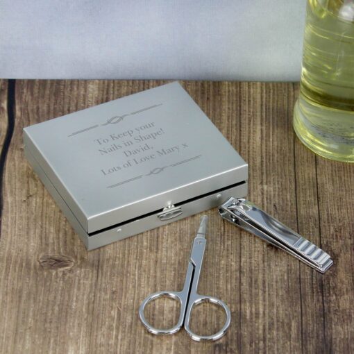 (product) Personalised Any Message Manicure Set