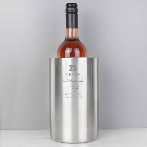 (product) Personalised Anniversary Wine Cooler