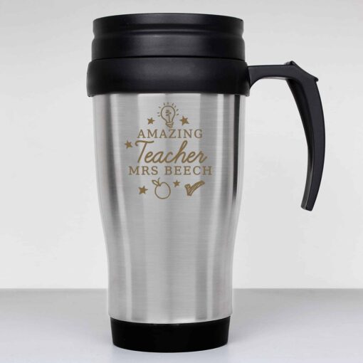 (product) Personalised Amazing Teacher Travel Mug