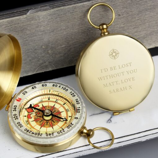 (product) Personalised Free Text Keepsake Compass