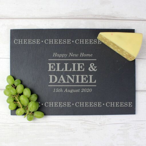 (product) Personalised Cheese Cheese Cheese Slate Cheese Board