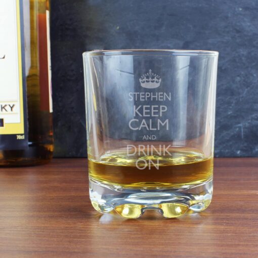 (product) Personalised Keep Calm Tumbler