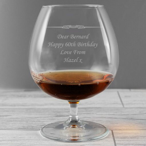 (product) Personalised Decorative Brandy Glass