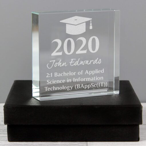 (product) Personalised Graduation Large Crystal Token