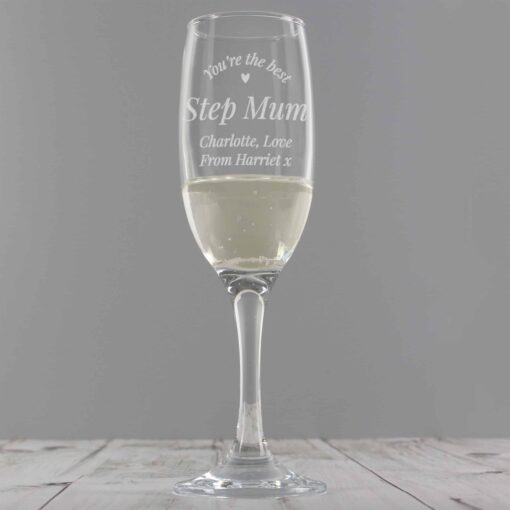 (product) Personalised You Are The Best Flute Glass