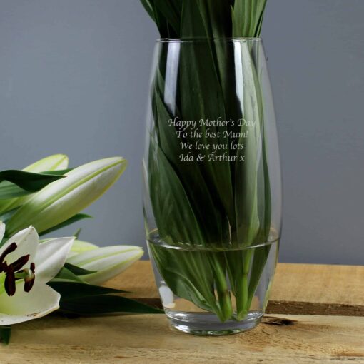 (product) Personalised Tapered Bullet Vase