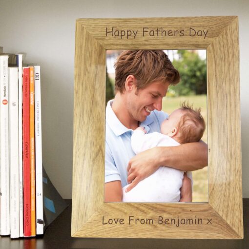 (product) Personalised 5x7 Wooden Photo Frame