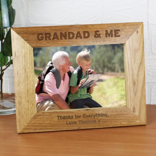 (product) Personalised 5x7 Grandad & Me Photo Frame
