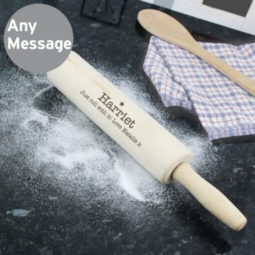 (product) Personalised Baker Rolling Pin