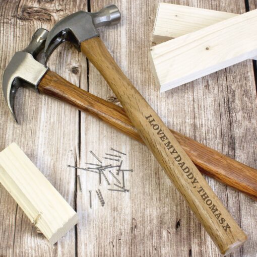 (product) Personalised Bold Text Hammer