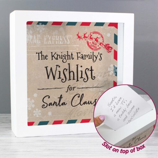 (product) Personalised Wishes, Lists and Letters for Santa Keepsake Box
