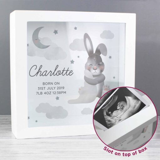 (product) Personalised Baby Bunny Memory Keepsake Box