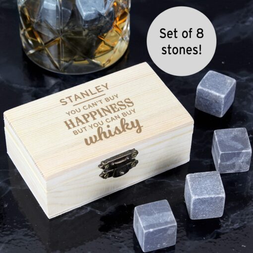 (product) Personalised Happiness Whisky Stones