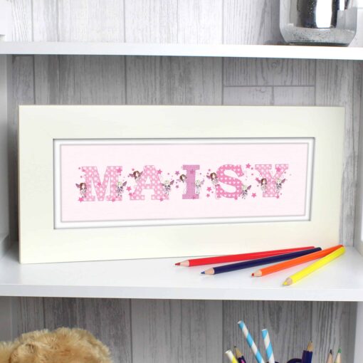(product) Personalised FAIRY LETTER Name Frame