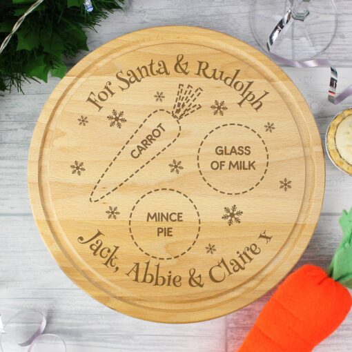 (product) Personalised Christmas Eve Mince Pie Board