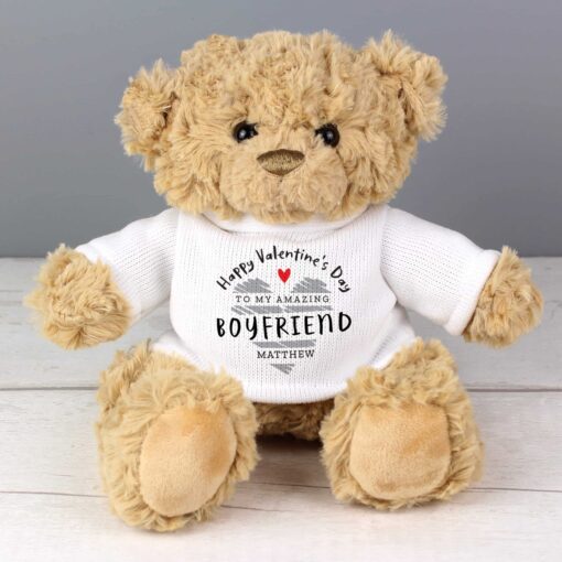 (product) Personalised Valentine's Day Teddy Bear