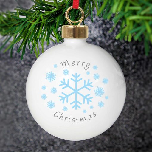 (product) Personalised Snowflakes Bauble