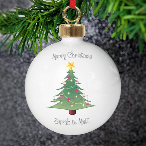 (product) Personalised Christmas Tree Bauble