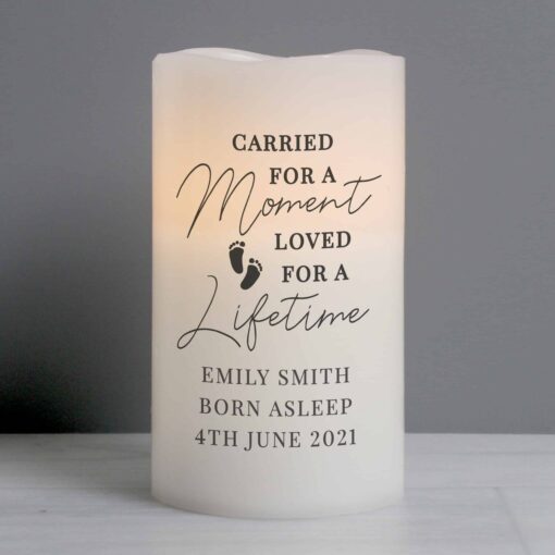 (product) Personalised Carried For A Moment Led Candle