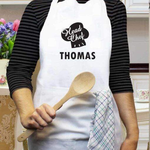 (product) Personalised Head Chef Apron