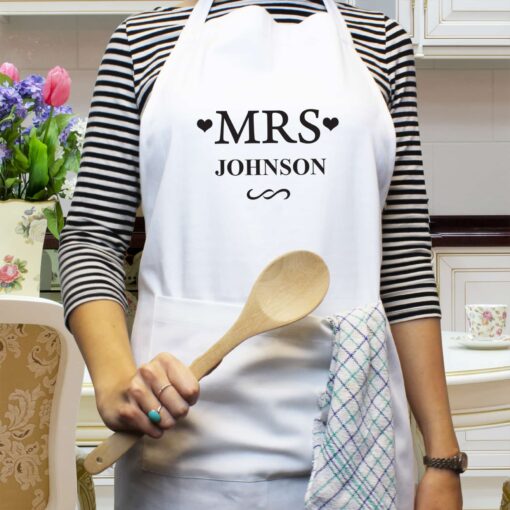 (product) Personalised Mrs White Apron