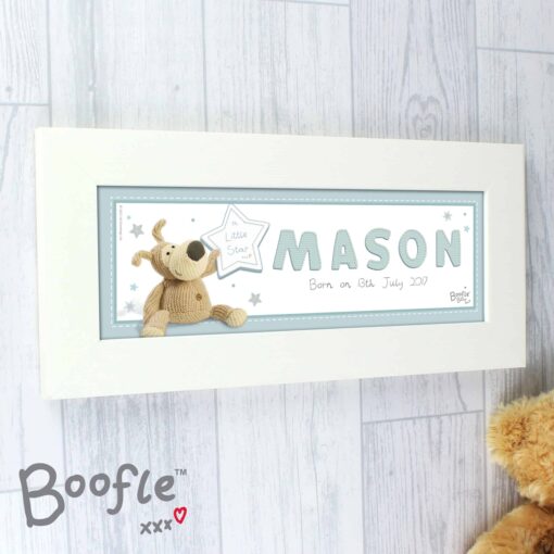 (product) Personalised Boofle It's a Boy Name Frame