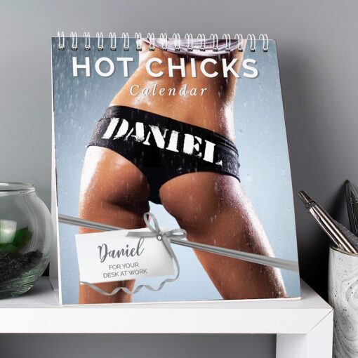 (product) Personalised Hot Chicks Desk Calendar