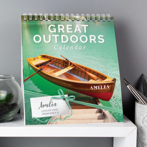(product) Personalised Outdoors Desk Calendar