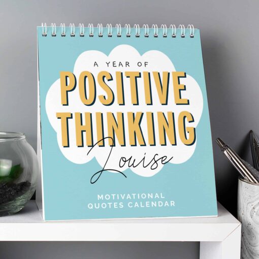 (product) Personalised Motivational Quotes Desk Calendar