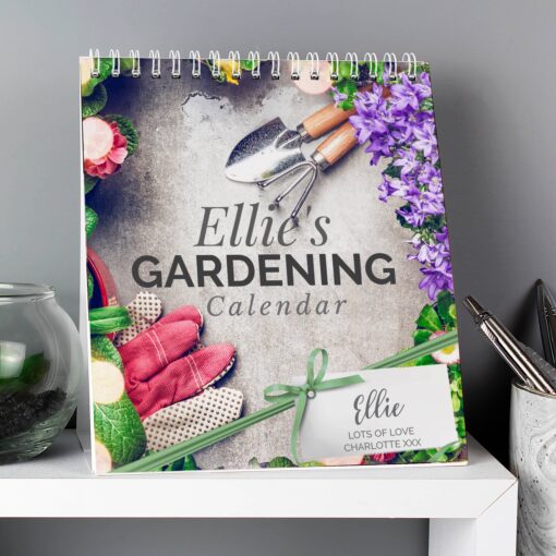 (product) Personalised Gardening Desk Calendar