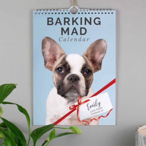 (product) Personalised A4 Barking Mad Calendar