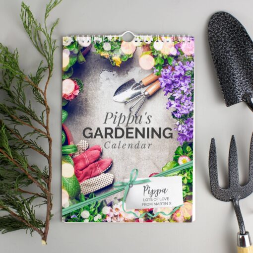 (product) Personalised A4 Gardening Calendar