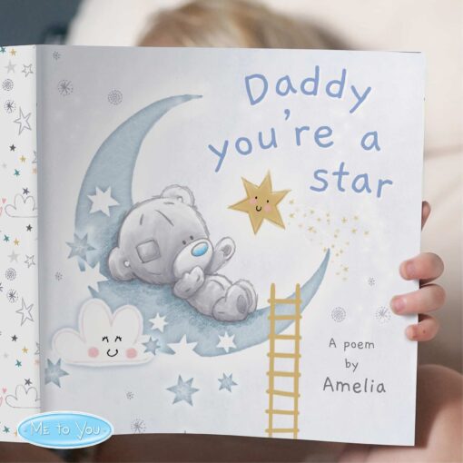 (product) Personalised Tiny Tatty Teddy Daddy You're A Star Poem Book